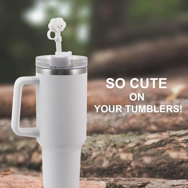 Miniatura 5 de MLKSI Funda para popotes para vaso Stanley, paquete de 4 fundas para popotes para accesorios de copa Stanley, 4 tapas para popotes Stanley de 40