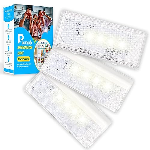 Upgraded W10515058 (1pcs) and W10515057 (2pcs) Compatible for Kenmore Maytag Whirlpool Refrigerator LED Light Replaces WRS325FDAM04 AP6022533 PS11755866 AP6022533 PS11755866