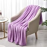 AVAFORT Velvet Plush Home Fleece Throw Blanket for Couch Sofa Bed, Warm Elegant Fuzzy Flannel Blanke