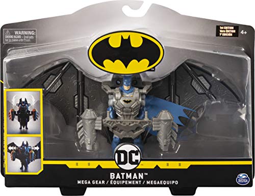 Batman, 4-Inch Batman Mega Gear Deluxe Action Figure With Transforming Armor #TOP1
