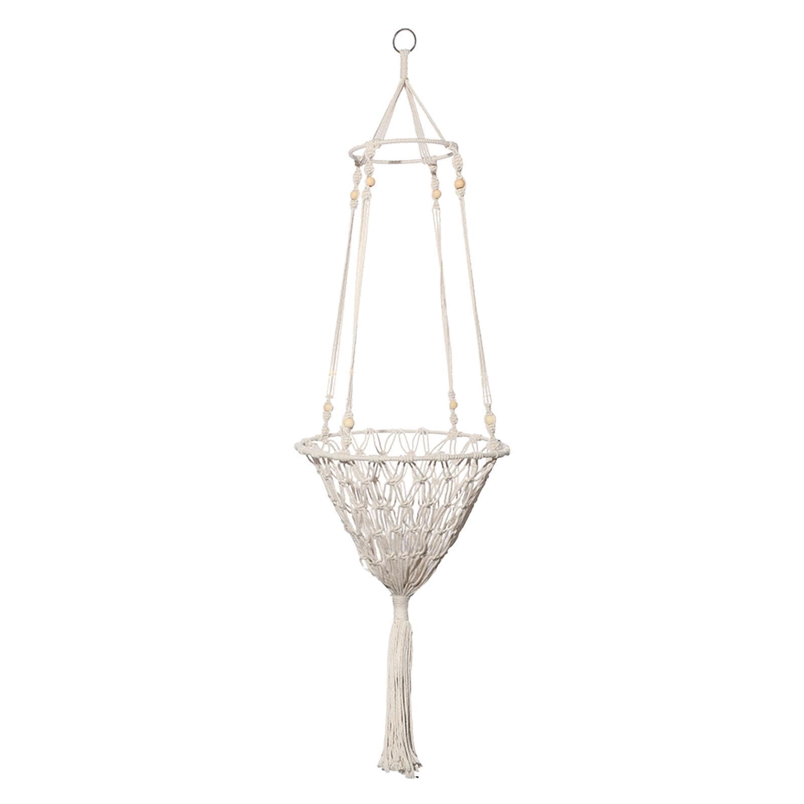 Katzenhängematte aus Baumwolle - Boho Macrame mit gemütlichem Tierbett | Kreative langlebige Indoor-Katzen im modernen Design zum Schlafen, Spielen, Klettern