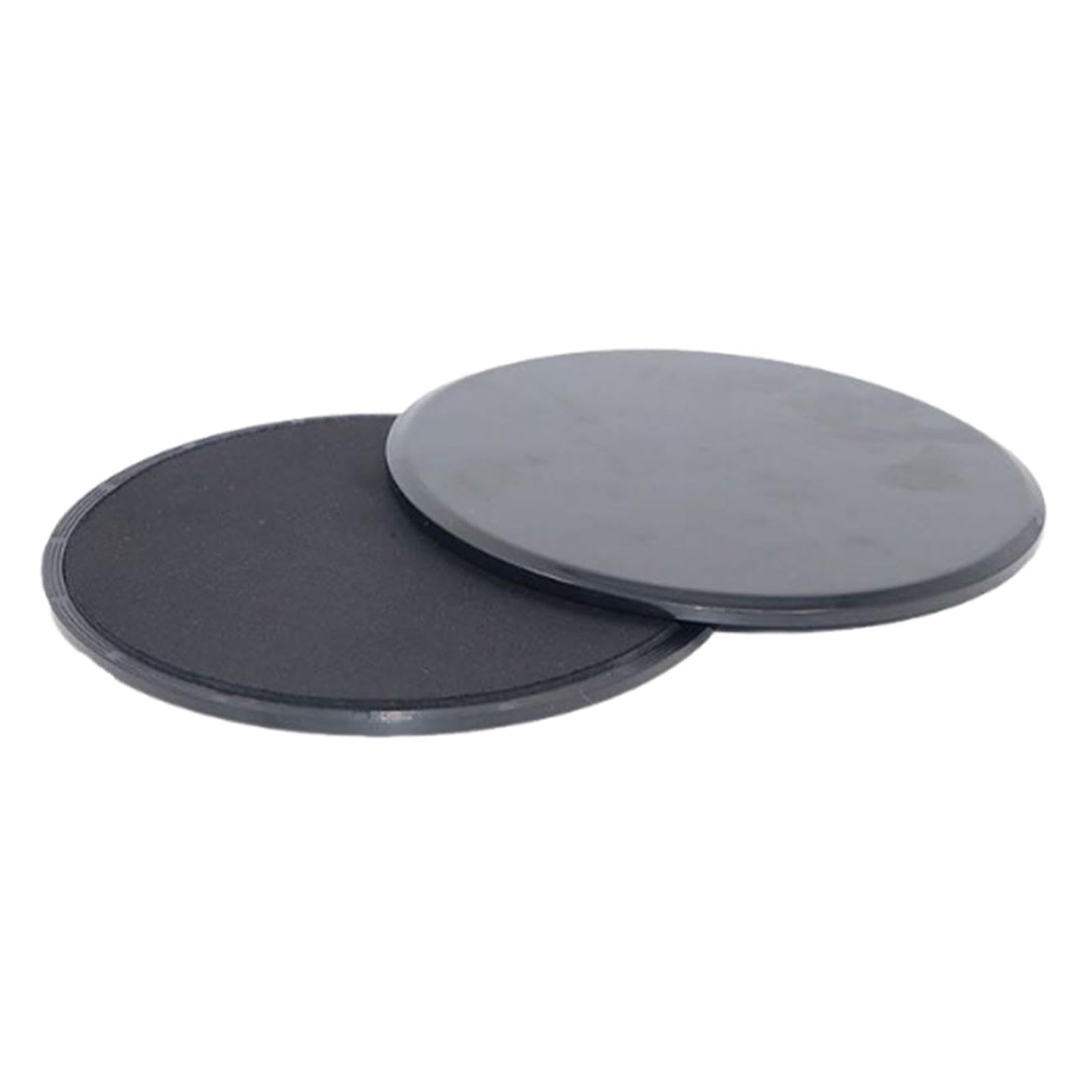 2Pcs Core Sliders Workout Home Gym Travel Lightweight Portable Sliding Discs Black-image-5
