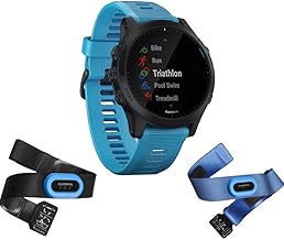 Paquete Garmin Forerunner 945, Premium Reloj Inteligente GPS para Correr/Triatlón con Música, Azul
