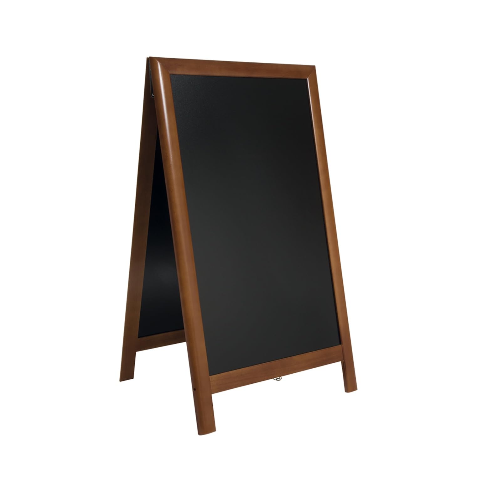 Pizarra Caballete exterior Sandwich - Madera lacada color marrón oscuro - 70x120cm | Madera lacada color marrón oscuro - Resistente a la intemperie