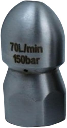 Miniatura 4 de Boquilla de manguera de chorro de drenaje a presión, suministros de 70 lmin, boquilla de limpieza de drenaje, tubo de desatascamiento, rociador de