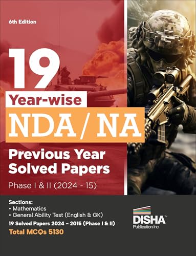 Image of 19 Year-wise NDA / NA Previous Year Solved Papers Phase I & II (2024 - 15) 6th Edition