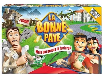 La Bonne Paye Nouvelle Edition en Euros 2-6 Joueurs - Jeu de Societe Original - Nouvelle Version Francaise + Carte Tigre
