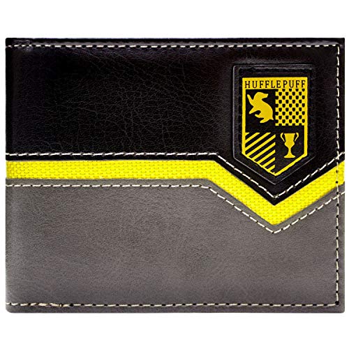 Preisvergleich Produktbild Warner Harry Potter Hufflepuff Schild Grau Portemonnaie Geldbörse