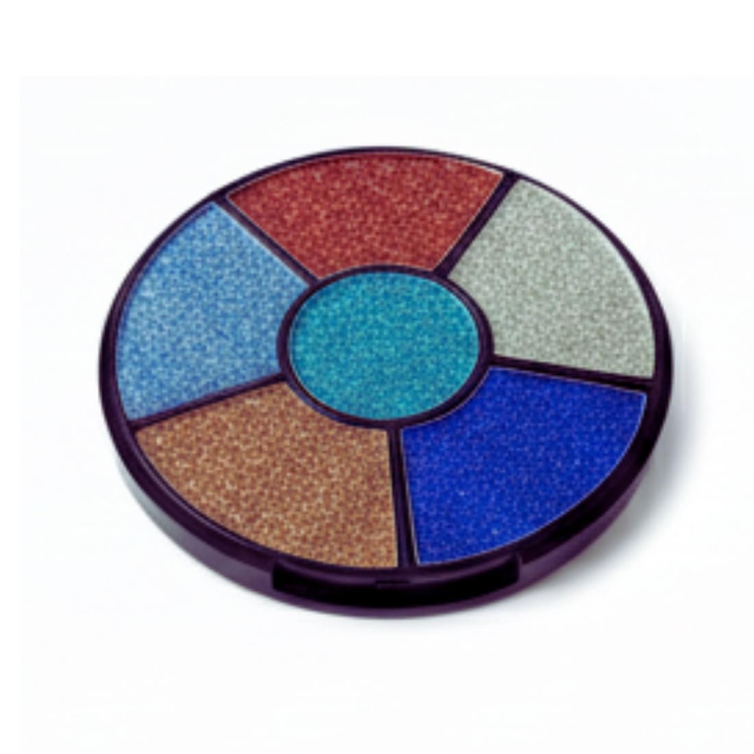 6 Colour Glitter Eyeshadow Palette, Shimmer Makeup Set with Blue, Red, Green, Gold Shades-image-10