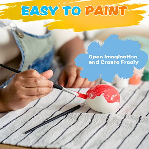 Wooden Easter Eggs, 12 Pcs Unfinished Natural Smooth Paintable Odorless Durable For Adults Party Decorations,Easter Eggs Hunt,Diy Crafts,White #TOP1