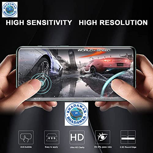 Image of Curved Tempered Glass Design for Oppo Reno 8T Advanced Border Less Full Edge to Edge UV Screen Protector and Easy Installation Kit