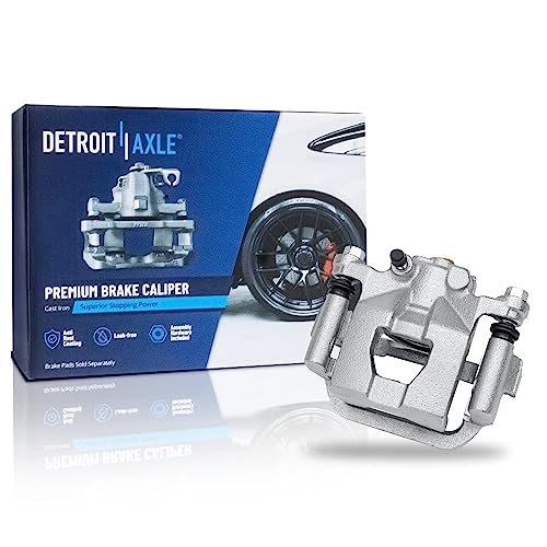 Image of Detroit Axle - Rear Right Brake Caliper for 2002-2018 Nissan Altima | 2003-2022 Maxima Disc Brake Caliper with Bracket 2004 2005 2006 2007 2008 2009 2010 2011 2012 2013 2014 2015 2016 2017