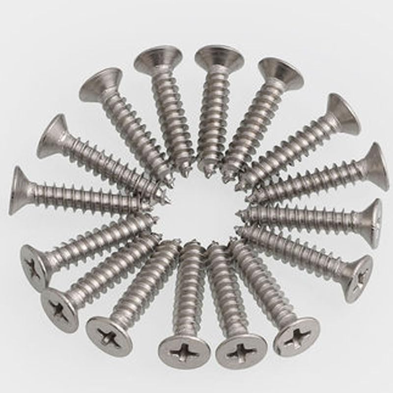 M3 For Phillips Screw Countersunk head Bolts Flat head Self-tapping Screws Bolts 6-50mm Length (Size: M3 x8mm(50pcs))