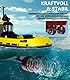 fisca Ferngesteuertes Boot - 1/72 Hochgeschwindigkeits-RC-Boot für Pools und Seen, RC-Schlepper mit 40 Minuten Spielzeit und Batterie-Erinnerung für Kinder und Erwachsene (Gelb)