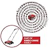 Einhell Scarificateur sans Fil GC-SC 18/28 Li Solo - Power X-Change (18V, Largeur de Travail 28cm, 12 Lames rotatives) Livré sans Batterie ni Chargeur