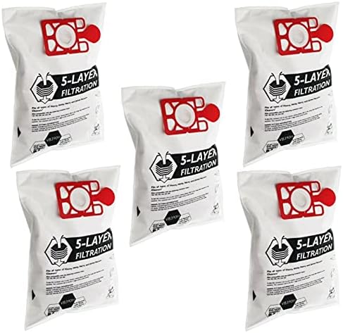 Utiz Vacuum Cleaner Microfibre Dust Bags for NVM-1CH Henry Numatic Hetty Basil James (Pack of 5)