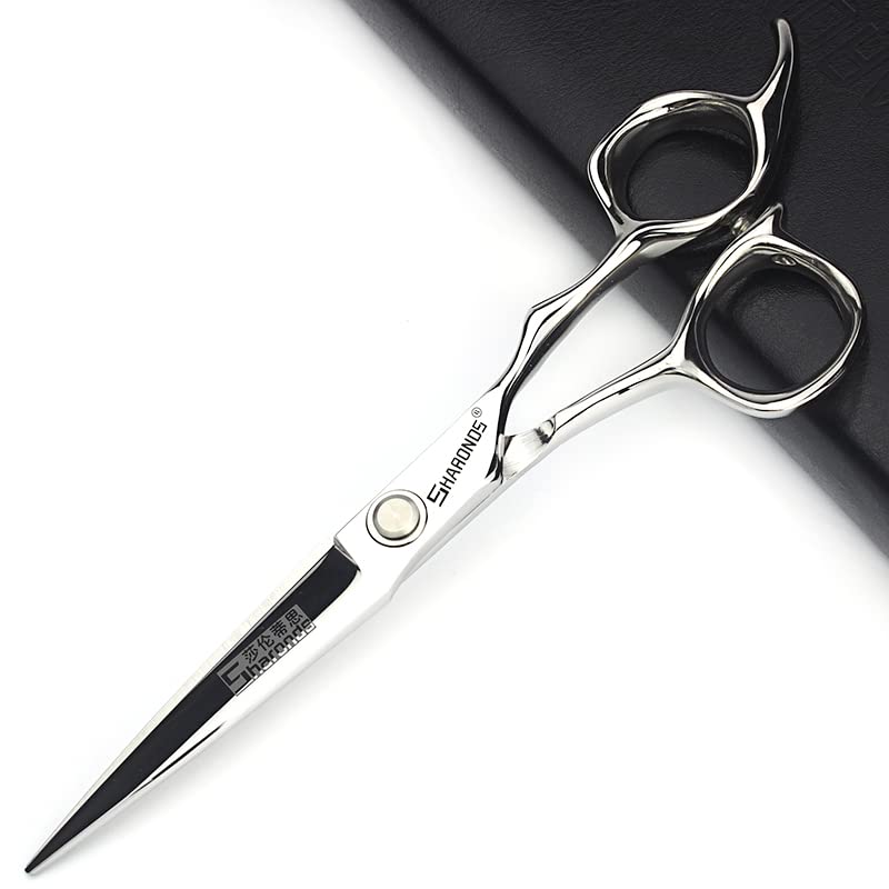 Ciseaux de coiffeur 6 pouces en acier inoxydable pour coupe droite