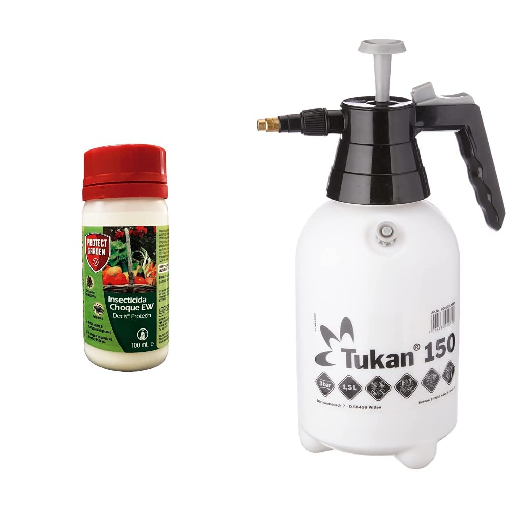 Protect Garden Decis Protech - Insecticida Polivalente Concentrado Para Ornamentales, Frutales Y Horticolas, Pulgones Y Orugas, 10 Ml, Color Verde Agua