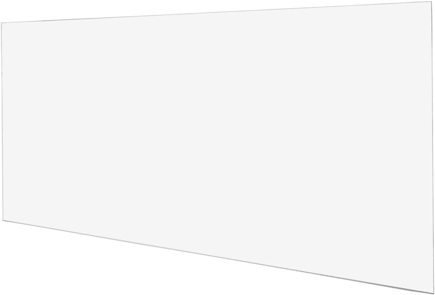 Online Plastic Supply Acrylic Plexiglass Sheet 1/4" x 24" x 36" - Clear