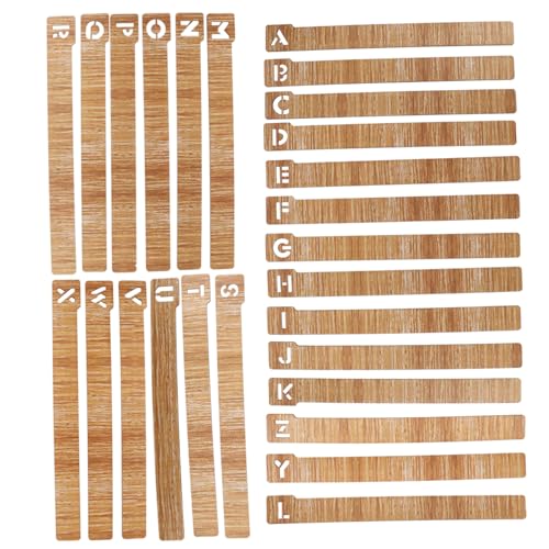 Marque-pages alphabet en bois pour partager des moments de lecture en famille