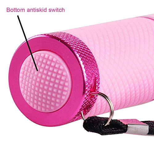 Ajcoflt Mini Flash Light para LED Gel UV Lâmpada de cura Luz Handheld Secador de unhas Lanterna de u