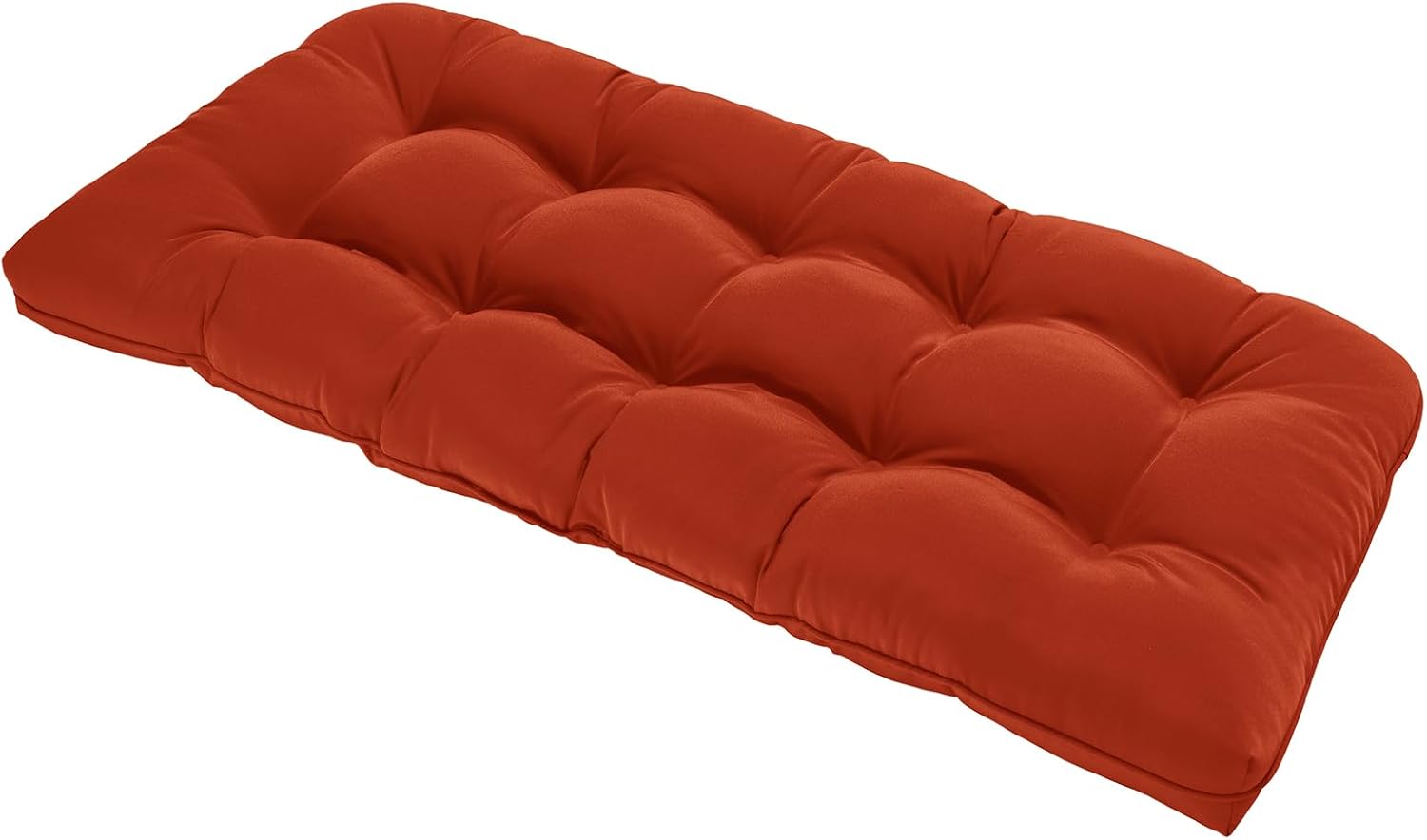 Bancos Para Exterior Cojín Impermeable Para Banco De Jardín (90x40x5cm) - Espuma Densa, Funda Extraíble - Naranja Cojin Banco Exterior