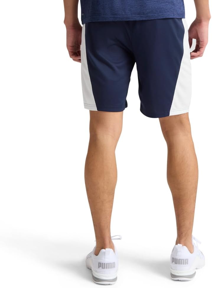 PUMA Mens Train All Day Tech 8 Inch Knit Athletic Shorts Athletic Casual - Blue