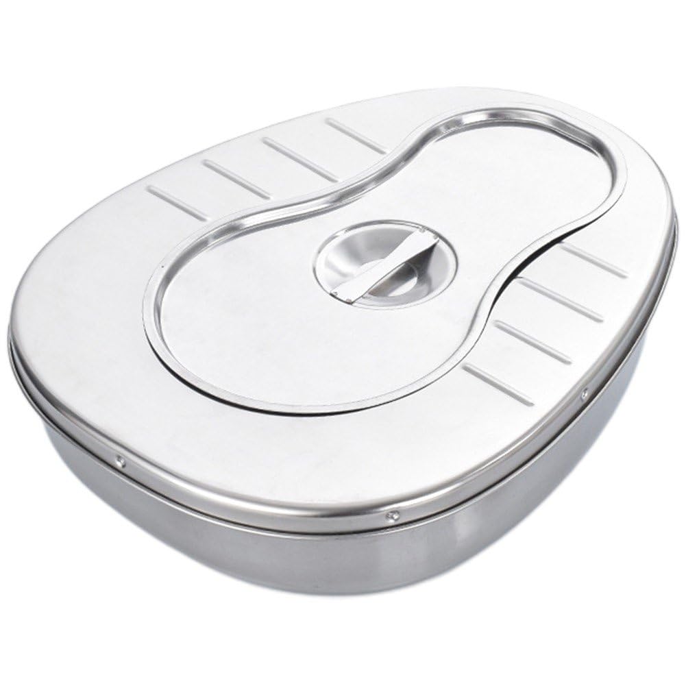 Bassin de lit ergonomique inox pour l'autonomie des seniors