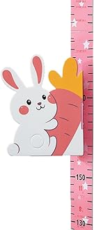 Height Chart for Kids,Height Growth Chart Ruler for Kids Room Decor,Height Measure for Kids Room Wall Decoration,3D Movable Rabbit Growth Chart,Height Chart for Nursery,Children's Hospital,Wall Decor