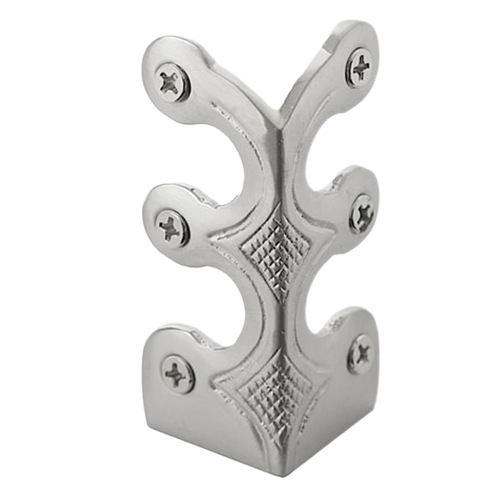 Silver 2 Pieces Baseboard Corner Protectors Solid Brass Skirting Board Corner Protectors Metal Corner Protectors Brass Skiffers For Baseboards Metal Corner Protectors Accessories For Home Decor