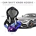 NYTKL Car Gear Shift Hoodie, Funny Hoodie Automotive Shift Knob Cover Cute Interior Gear Lever Decoration, Fashionable Sweater Shirt Novelty Shifter Stick Protector for SUV Truck RV (Starry Sky)