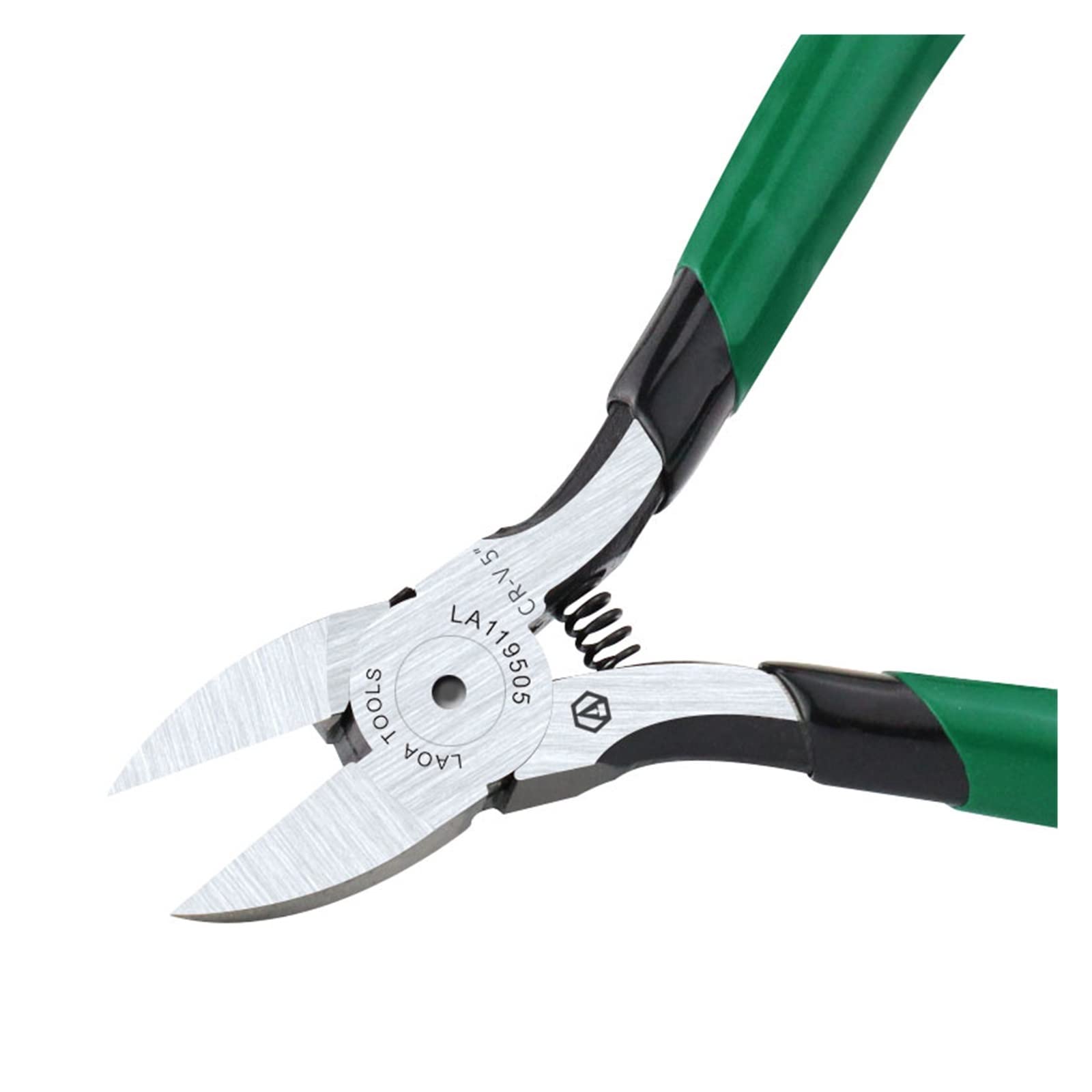 JINGYAN Szczypce 5 Inch Electrical Scissors Cr-V Diagonal Pliers Iron Wire Copper Cutters With Labor-saved Spring