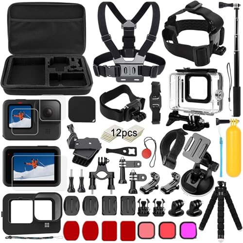La Mejor Recopilación de Juegos de accesorios para camas - 5 favoritos. 46 Garselay Kit de Accesorios para GoPro Hero 13/12/11/10/9, 54 en 1 Impermeable Estuche de Cámara de Acción Subacuáticas,Funda Protector de Silicona Protector de Pantalla Filtro...