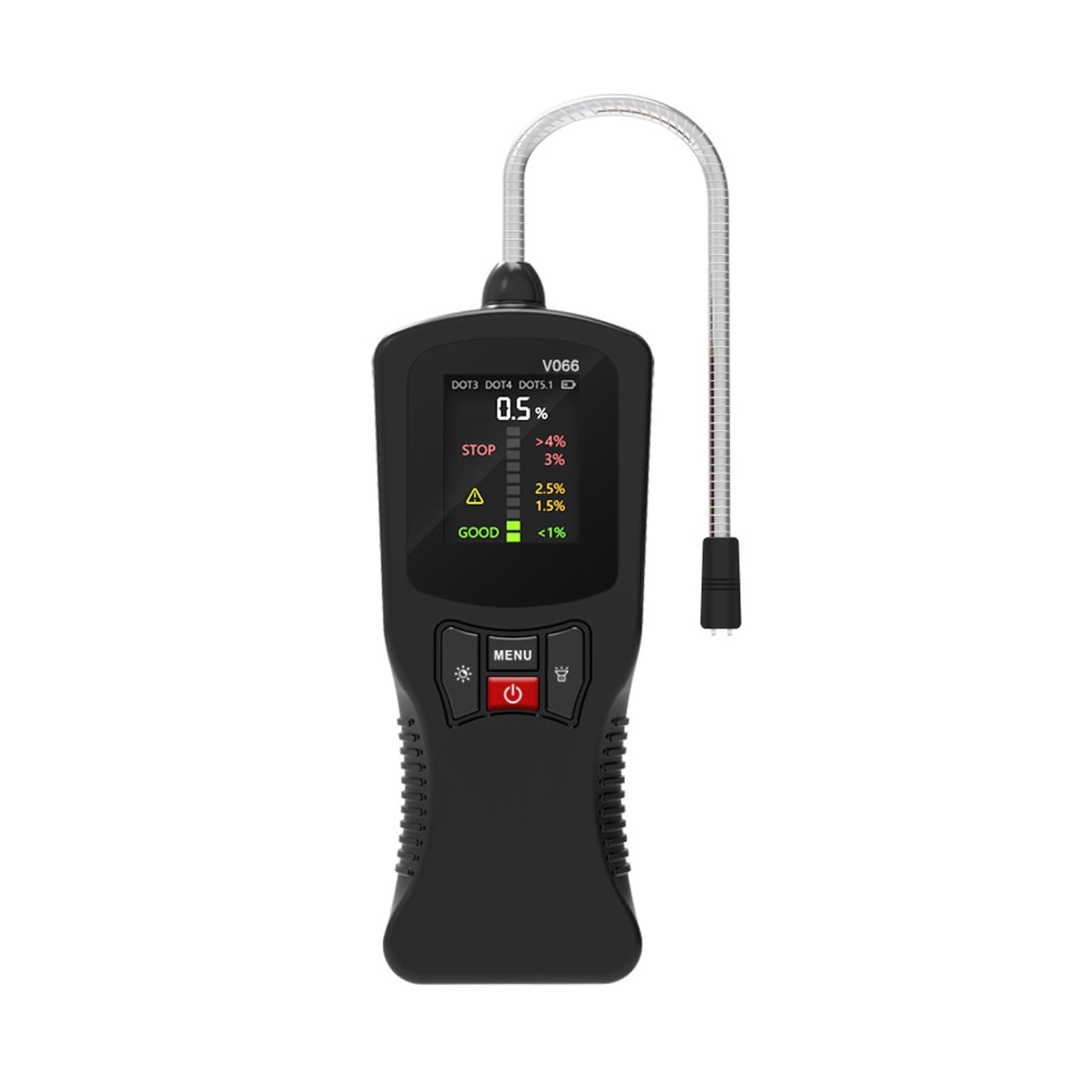 Brake Fluid Tester, Brake Fluid Digital Display Brake Oil Detection Instrument Diagnosis of Automotive Brake Fluid Moisture Content Tester
