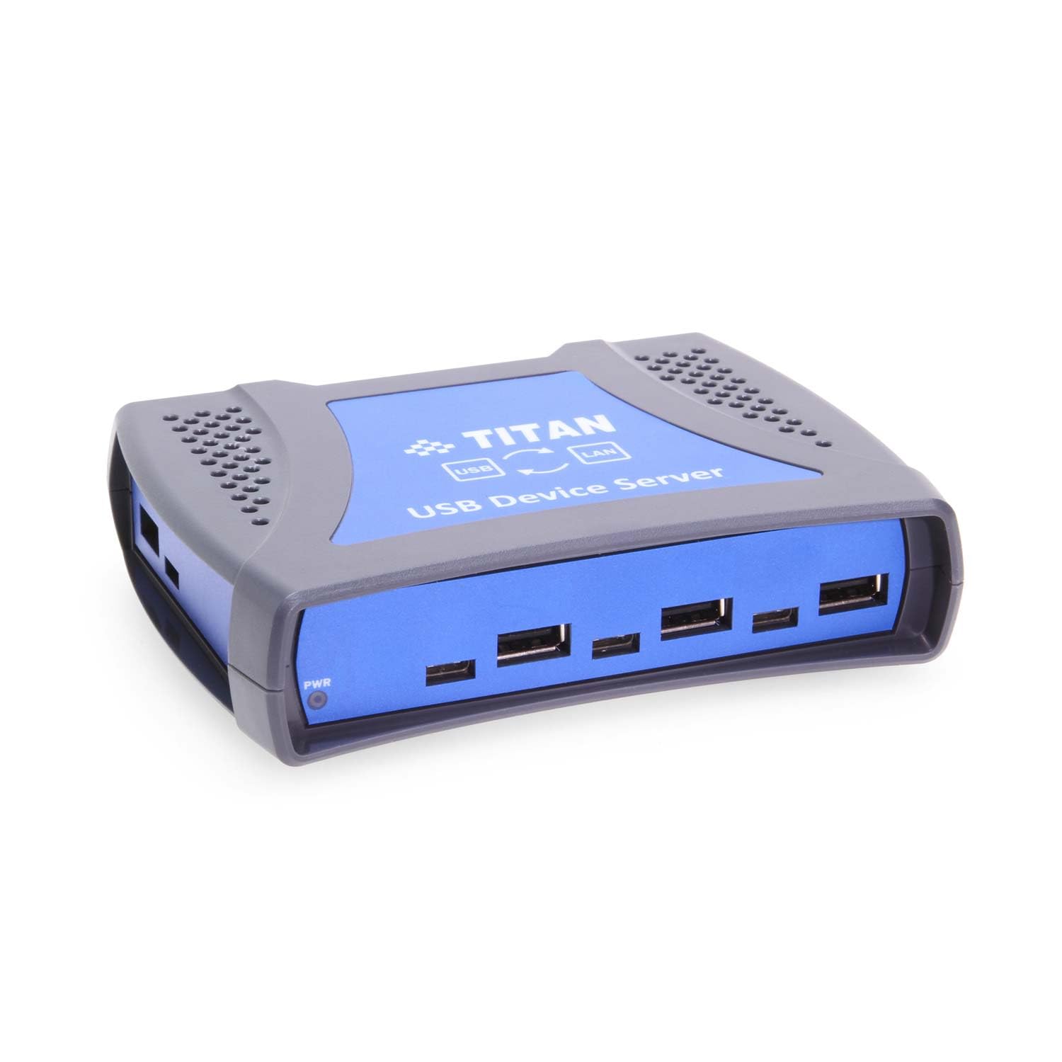 Coolgear 8 Port USB 2.0 Network Device Server Hub – Ethernet-Enabled USB-A & USB-C Connectivity, Secure Sharing & Remote Access for Industrial &