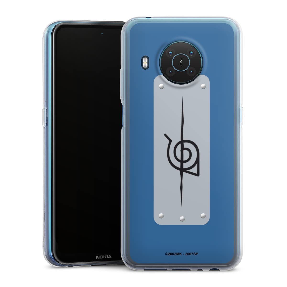 Custodia di silicone compatibile con Nokia X 10 Custodia trasparente Cover per smartphone trasparente Naruto Shippuden Sasuke Konoha