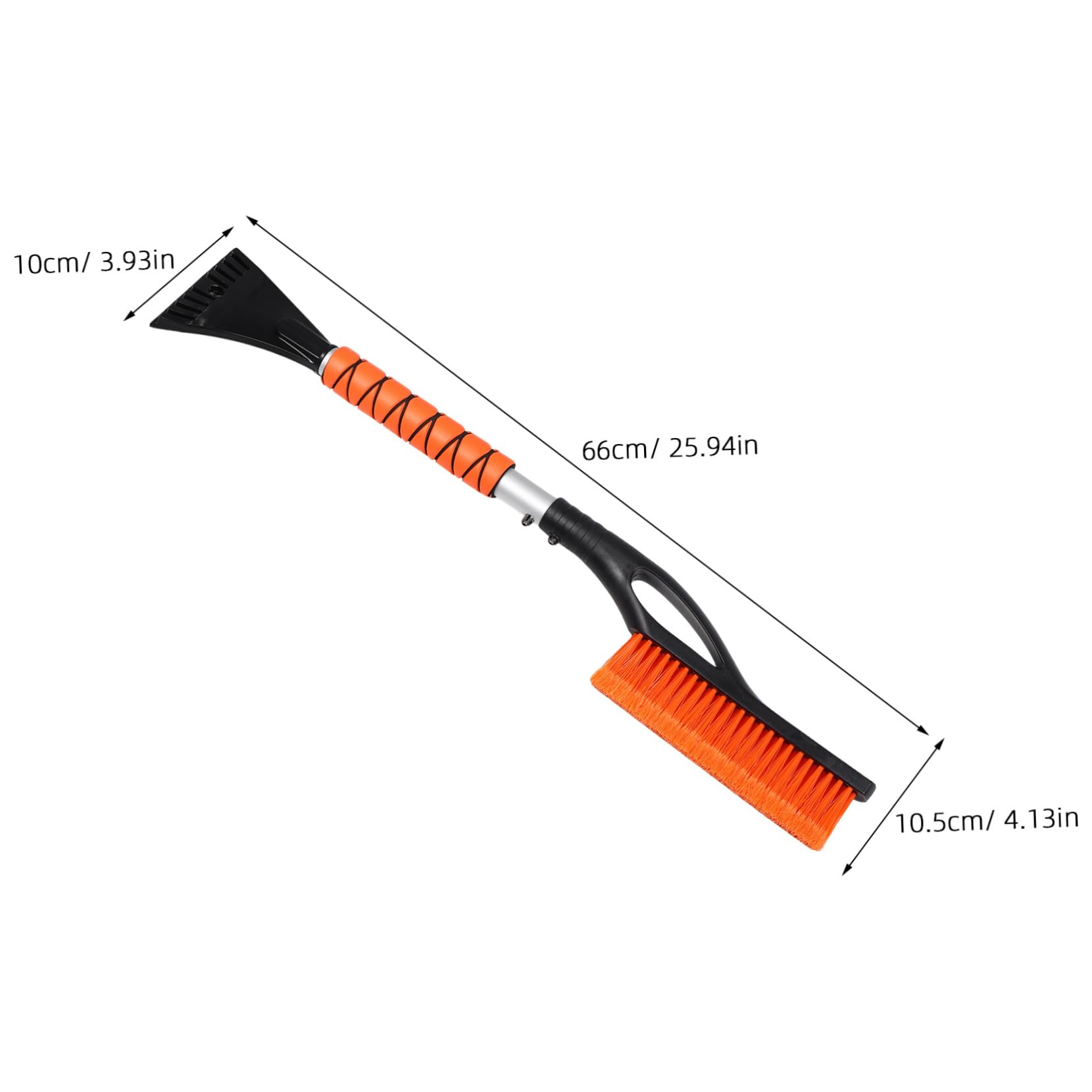 MAGICLULU 2 Pezzi Raschietto per Neve e Ghiaccio per Auto da Strumento Estensibile per Rimozione Neve e Ghiaccio da Parabrezza e Finestrini Materiali Resistenti e Durevoli