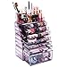 READAEER Makeup Cosmetic Organizer Storage Drawers Display Boxes Case with 12 Drawers (Purple)