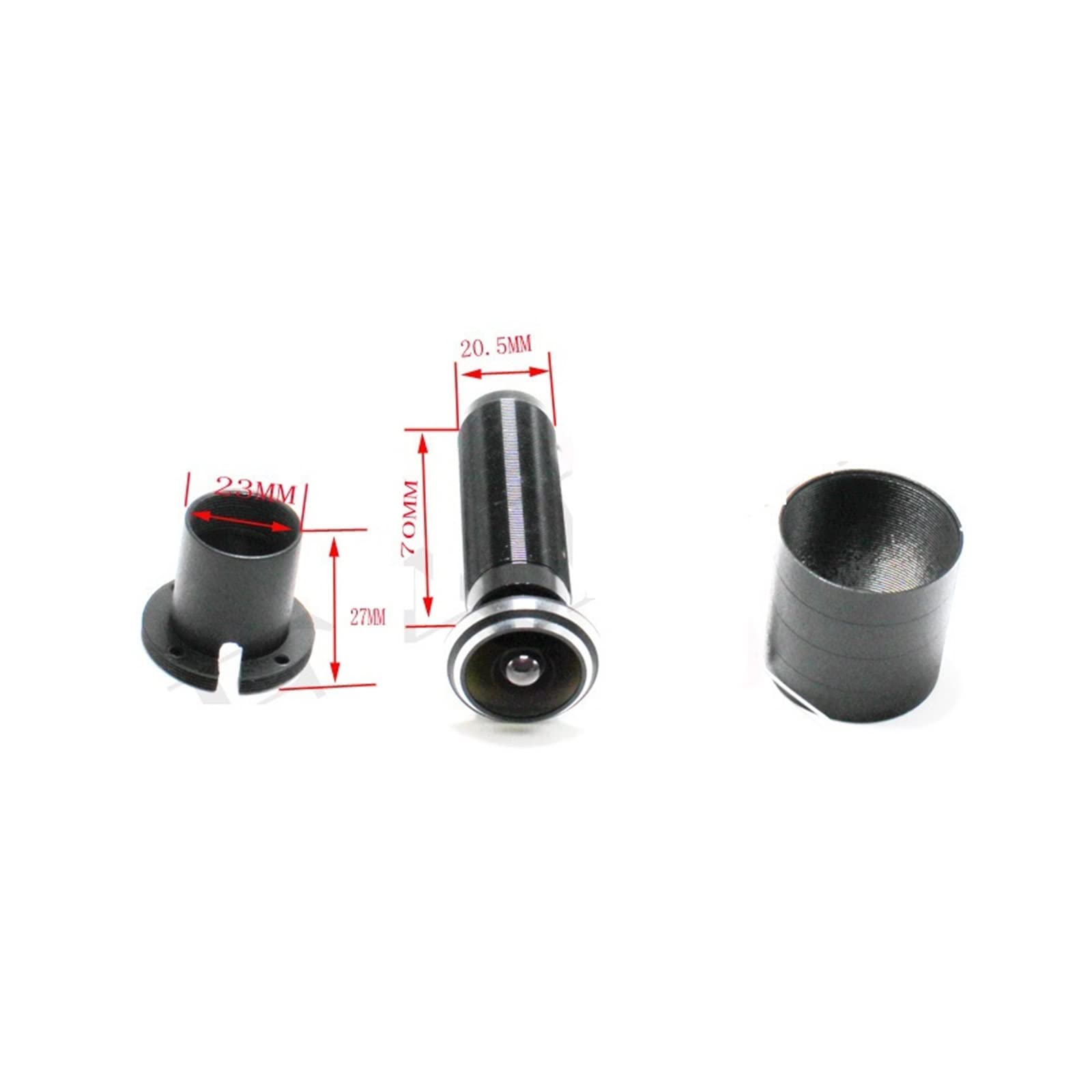 1080P HD agujero para puerta H.265 lente gran angular grado CCTV red mini mirilla puerta IP audio P2P