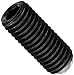 Unbrako 1107199 Alloy Steel Set Screw, Black Oxide Finish, Hex Socket Drive, Meets ASME B18.3, Right Hand Threads, Cup Point, 1/4"-28 Thread Size, 5/8" Length (Pack of 100)