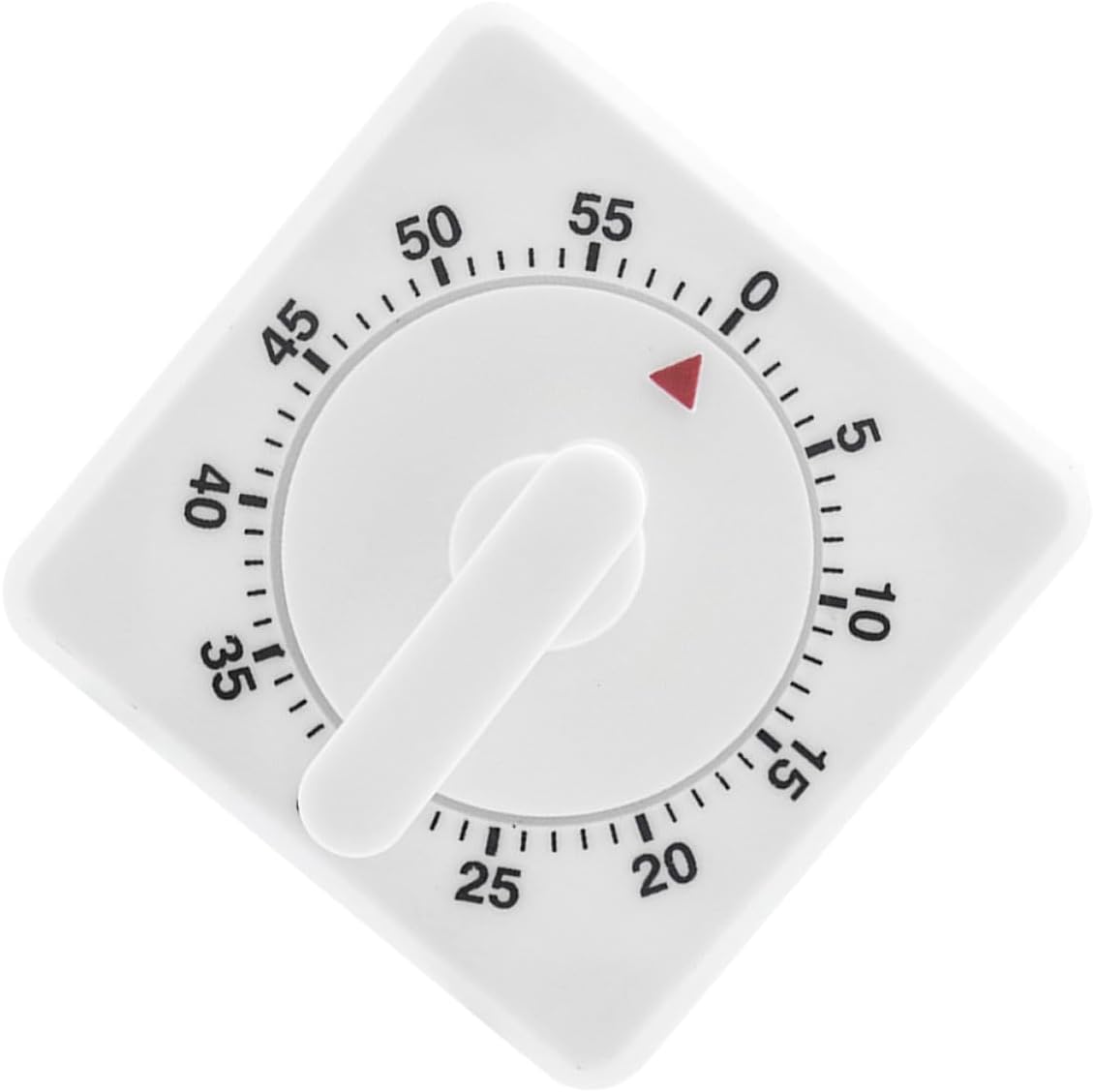 Mechanical Kitchen Timer 60-Minute Wind-up Cooking Timer Stainless Steel Portable Time Manager for Baking and Seniors