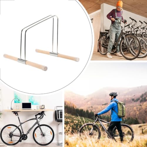 Soporte para bicicleta de suelo y parking de exterior para casa 5