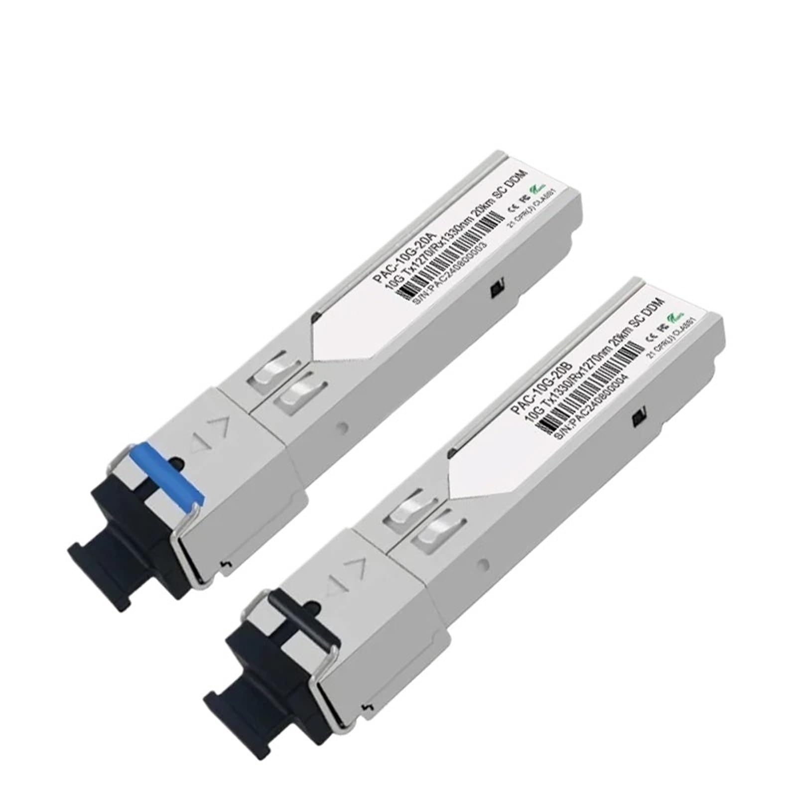 Module fibre optique 10G SFP+ SC Simplex 20 km monomode 1270/1330 nm