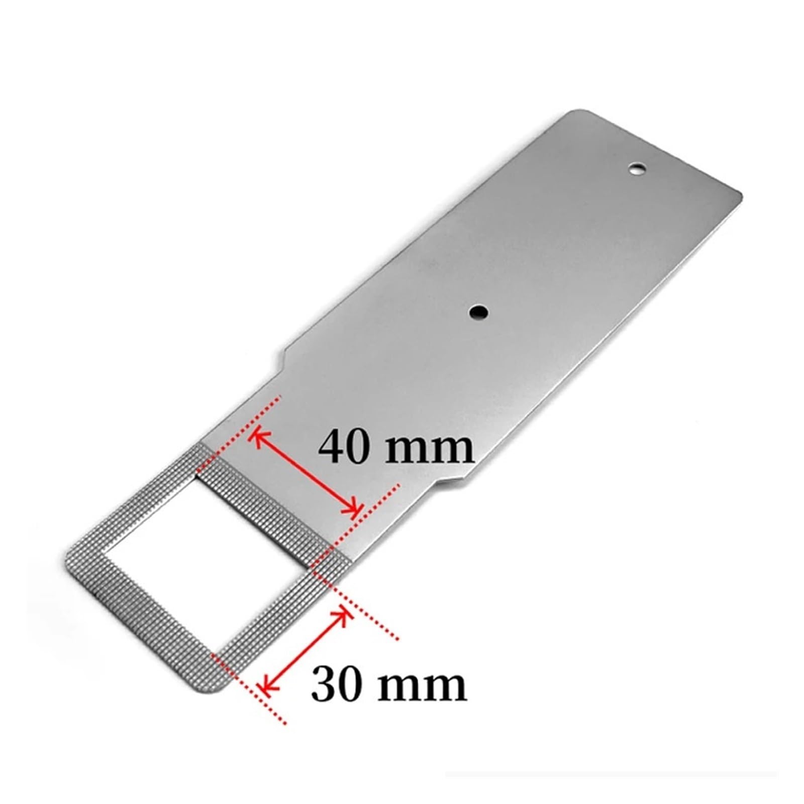 1 zestaw stopki dociskowej do płyty podającej pasującej do przemysłowej maszyny do szycia z ryglowaniem Brother KE-430D KE-430F Aera 40 mm x 30 mm