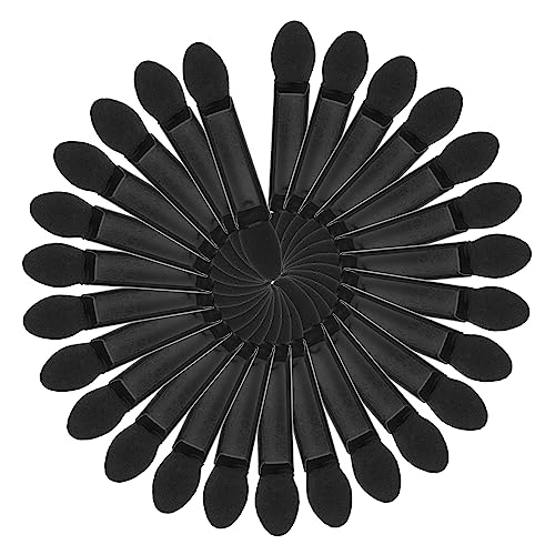 NOLITOY Eye Shadow Applicator Brush 100pcs Double-headed Makeup Brush Set Gentle on for All Occasions