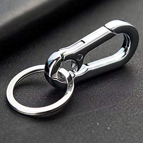 Amosfun 6 Pcs Mosquetão Chaveiro de Liga de Carro Chaveiro Auto Chaveiro Porta-Chaves de Metal Fivel