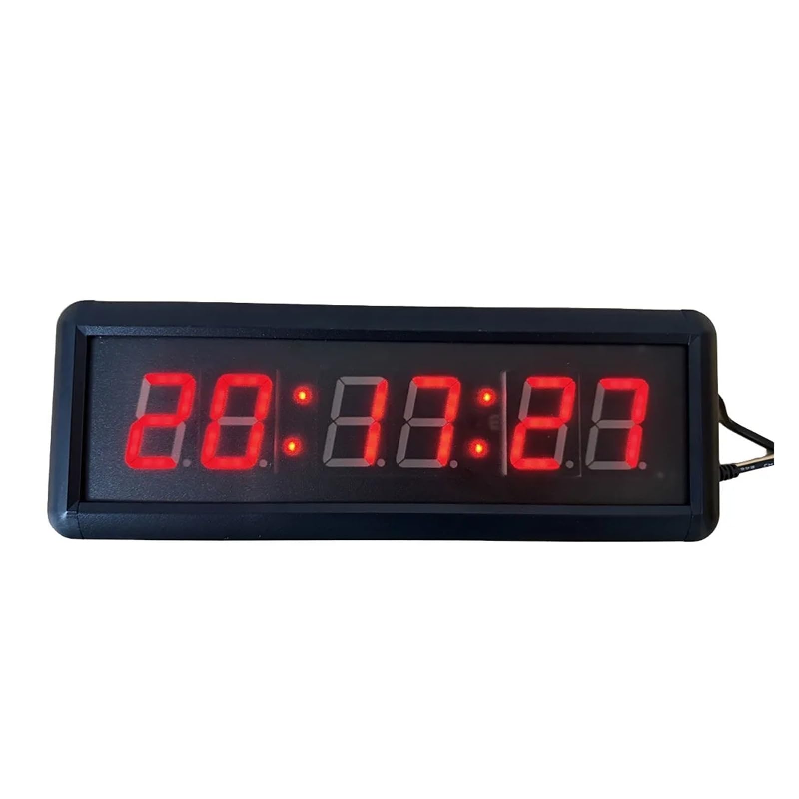Gym-Timer, einseitiger Countdown, LED-Digitalanzeige, Training, Sprach-Timing, spezieller Geheimraum Helles Display(1PC Button)