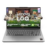 Lenovo LOQ Essential AMD Ryzen 7 170 | NVIDIA RTX 3050 6GB (16GB RAM/512GB SSD/144Hz Refresh Rate/15.6" (39.6cm)/Windows 11/Office Home 2024/3 Mon. Game Pass/Grey/1.8Kg), 83S000CRIN Gaming Laptop