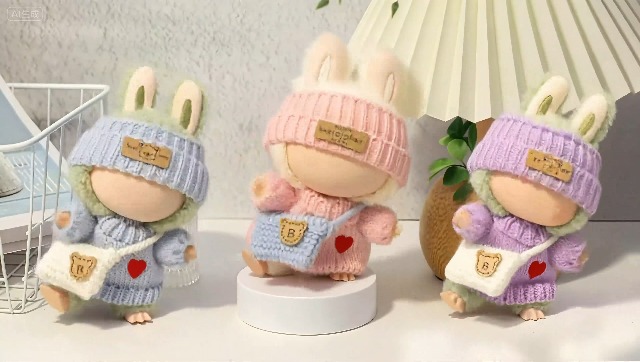 Amazon.com: Clothes for LABUBU Doll (NO Doll), Handcrafted Crochet