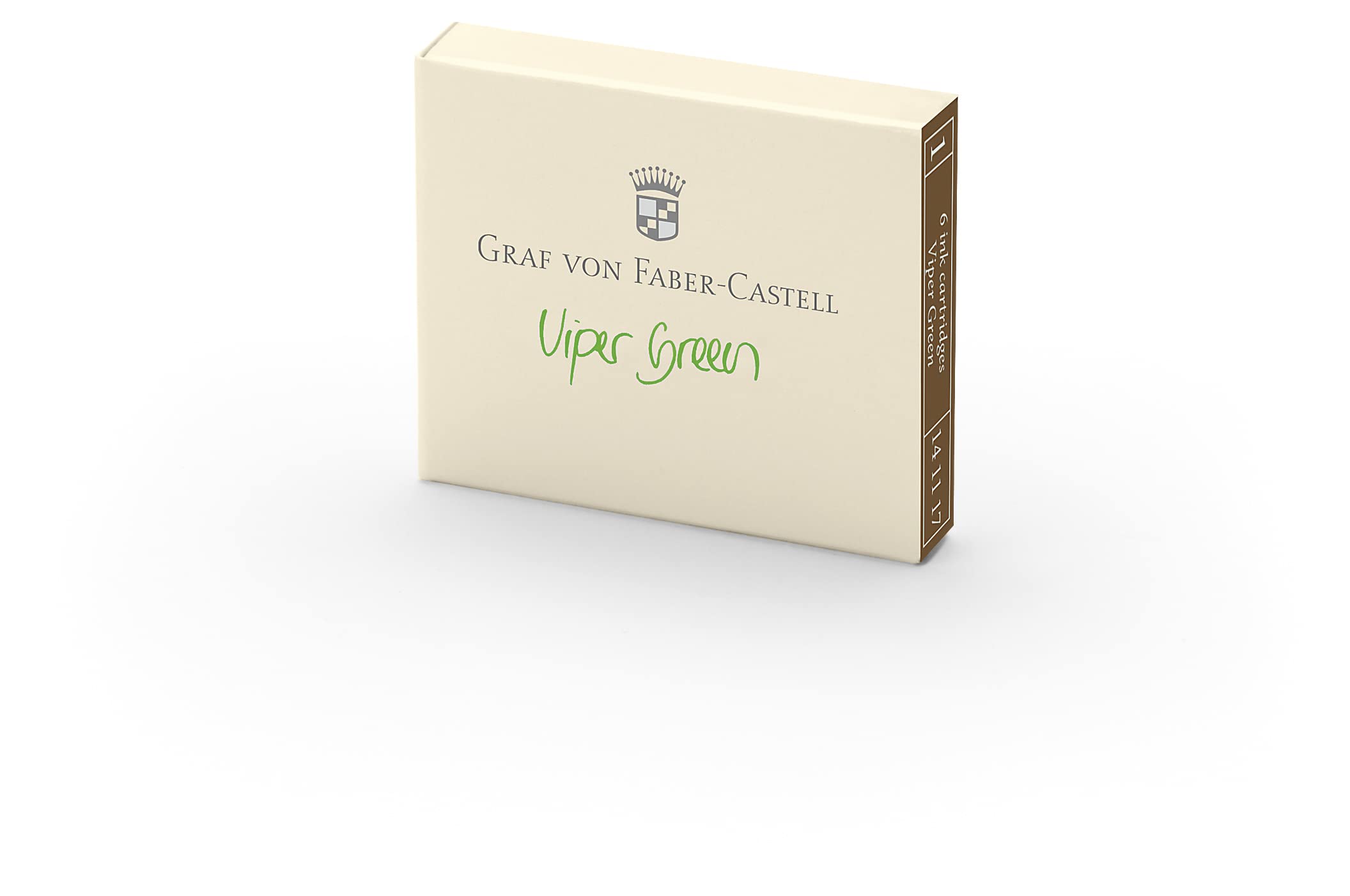 Graf von Faber-Castell Dolma Kalem Kartuşu 6'lı Yılan Yeşili